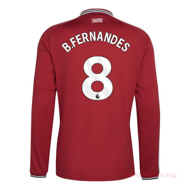 2026/27 Man Utd Long Sleeve Home Shirt B.Fernandes 8