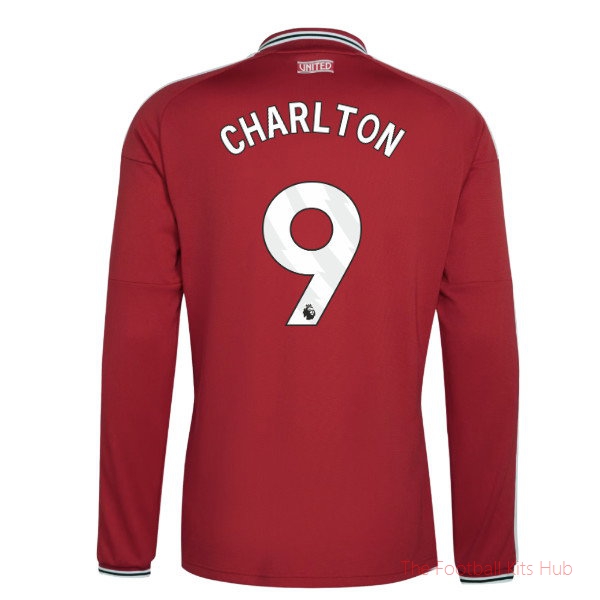 2026/27 Man Utd Long Sleeve Home Shirt Charlton 9