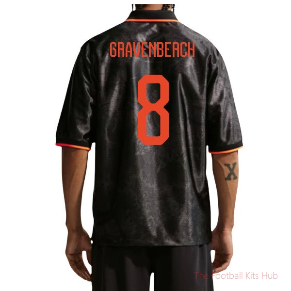 2026/27 Netherlands Dri-Fit Energy Shirt Black Gravenberch 8