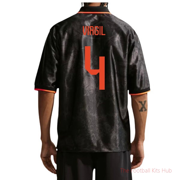 2026/27 Netherlands Dri-Fit Energy Shirt Black Virgil 4