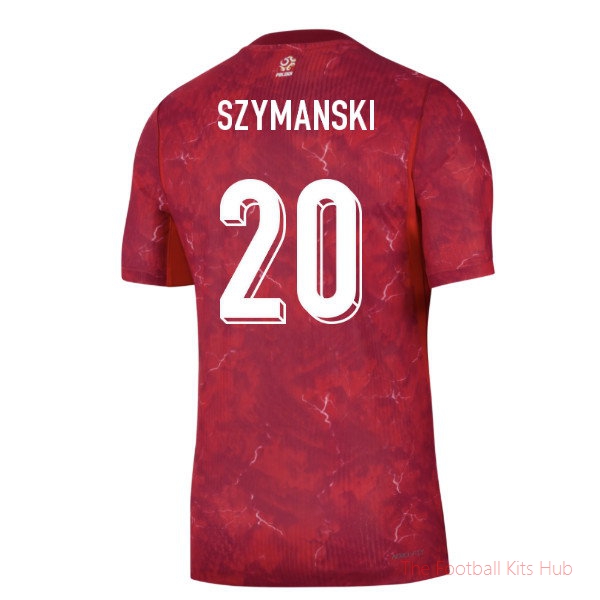 2026/27 Poland Authentic Away Shirt Szymanski 20