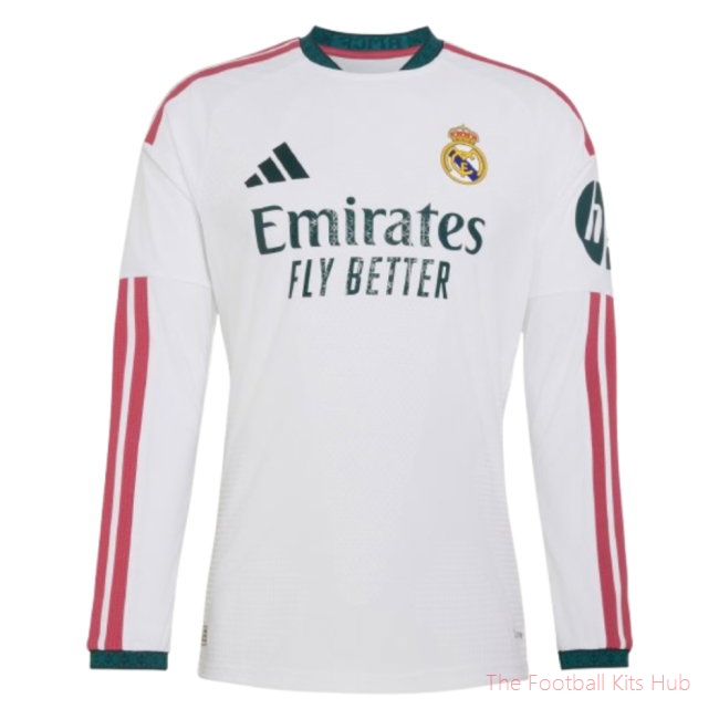 2026/27 Real Madrid Authentic Long Sleeve Home Shirt