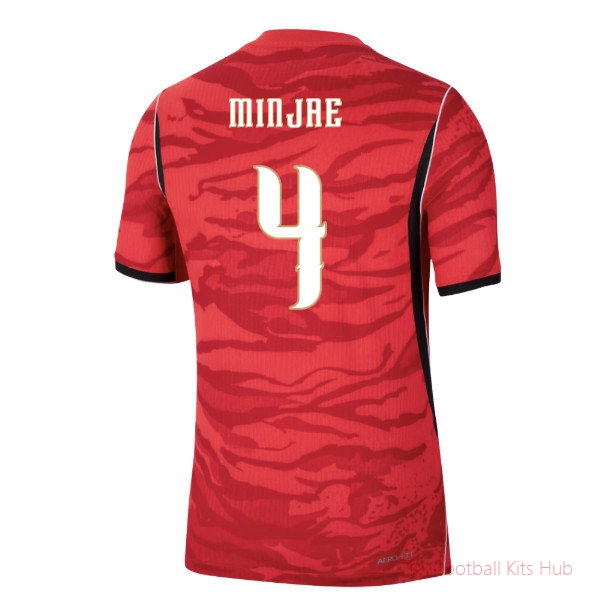 2026/27 South Korea Aero-Fit Authentic Home Shirt Minjae 4