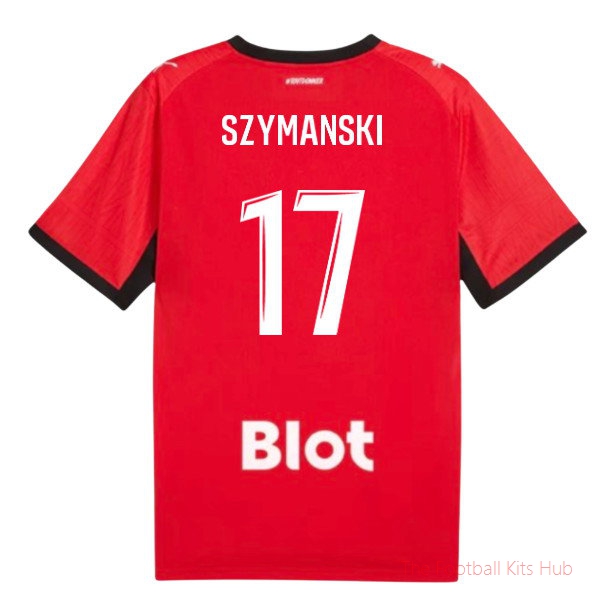 2026/27 Stade Rennais Home Shirt Szymanski 17