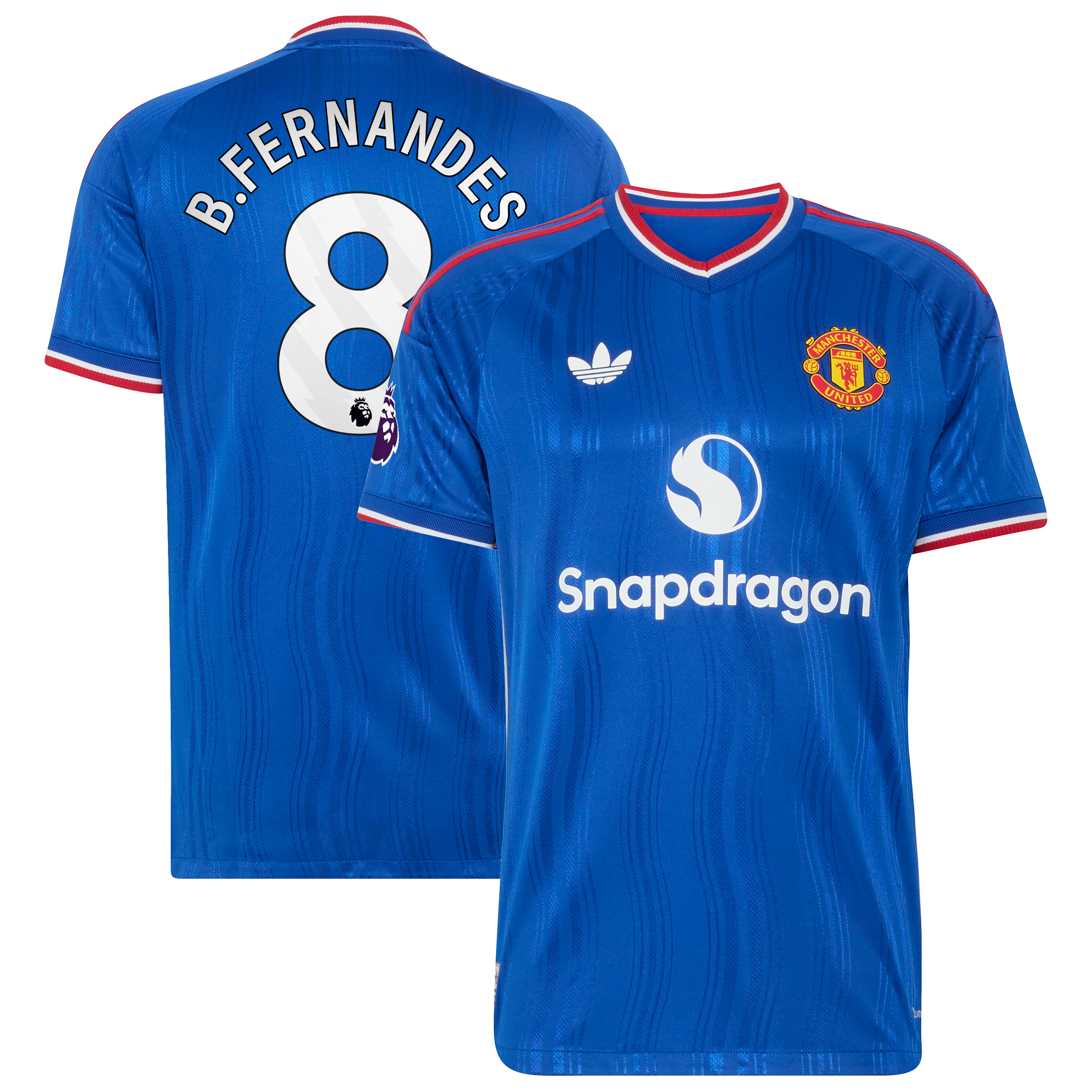 Women's Bruno Fernandes Manchester United 2026/27 Away On-Field Authentic Jersey - Royal | ProGear Kits