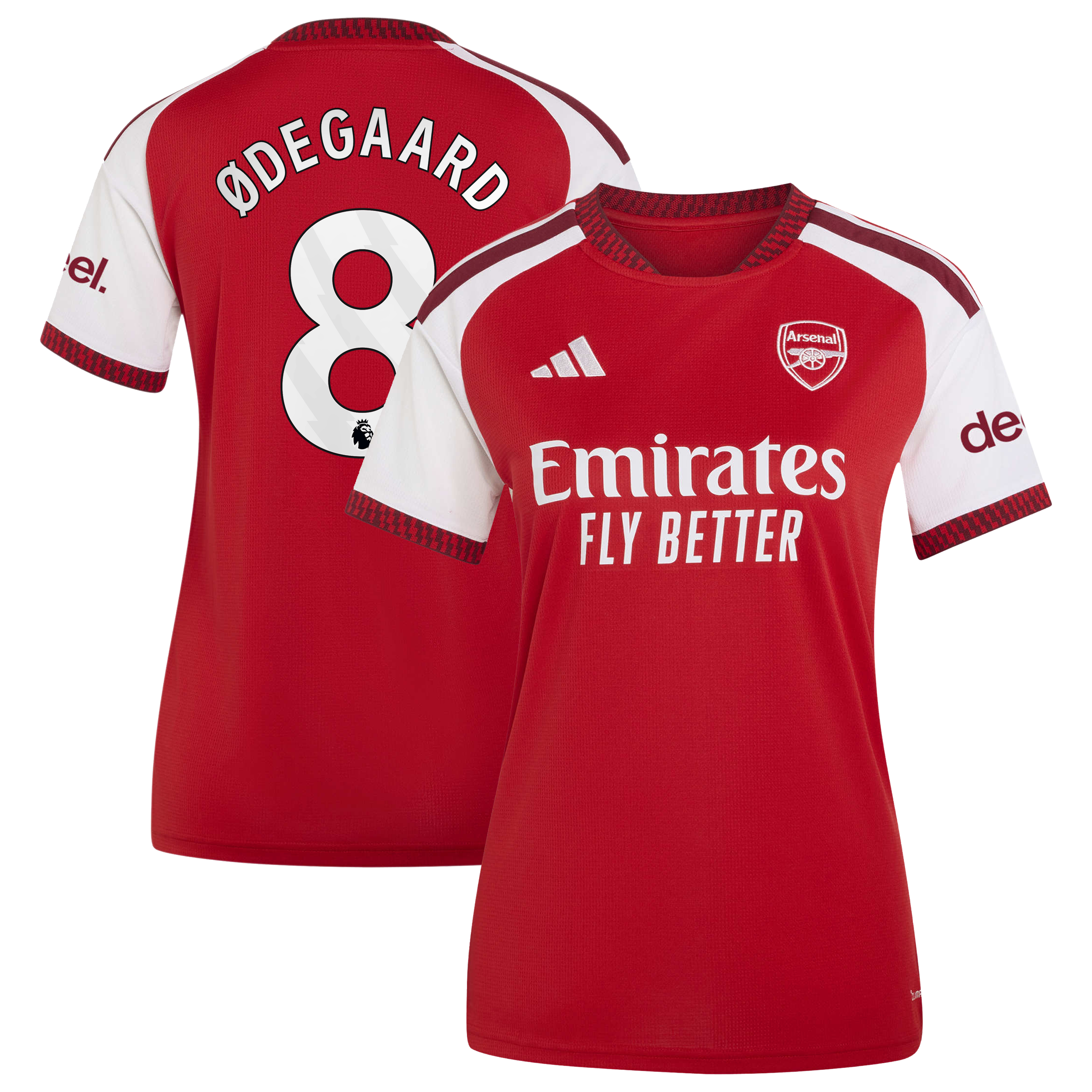 Youth Martin?degaard Arsenal Women's 2026/27 Home Home Replica Jersey - Red | ProGear Kits