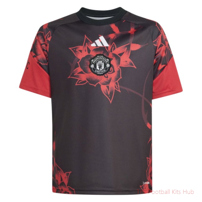 2026/27 Man Utd Home Pre-Match Shirt Red - Kids