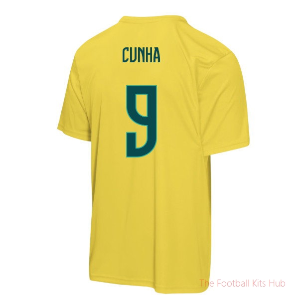 Brazil FIFA World Cup 2026™ T-Shirt Yellow - Kids Cunha 9