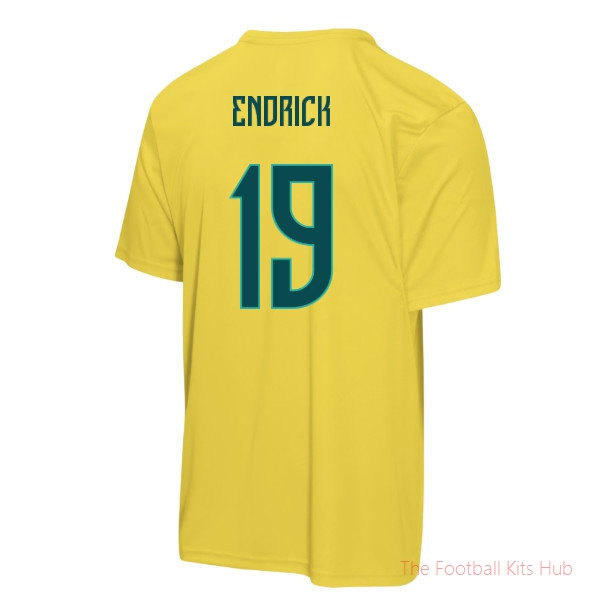 Brazil FIFA World Cup 2026™ T-Shirt Yellow - Kids Endrick 19