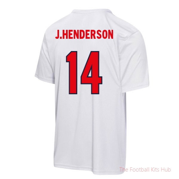 England FIFA World Cup 2026™ T-Shirt White J.Henderson 14