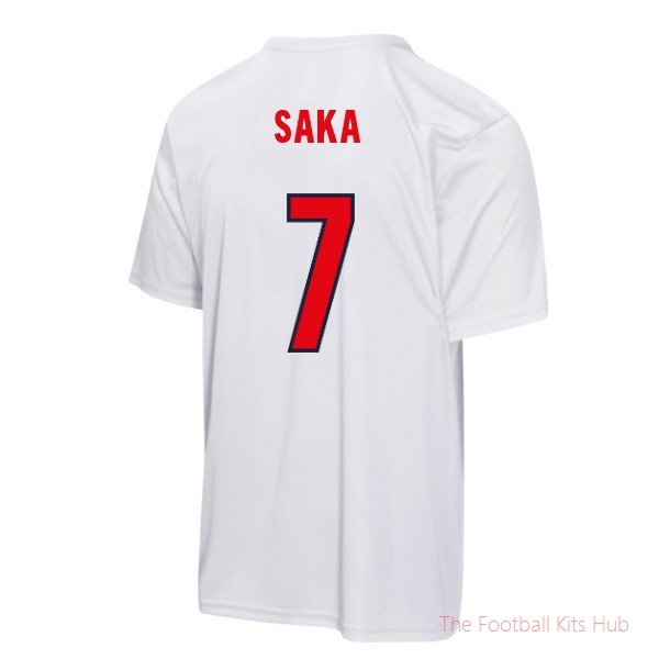 England FIFA World Cup 2026™ T-Shirt White - Kids Saka 7
