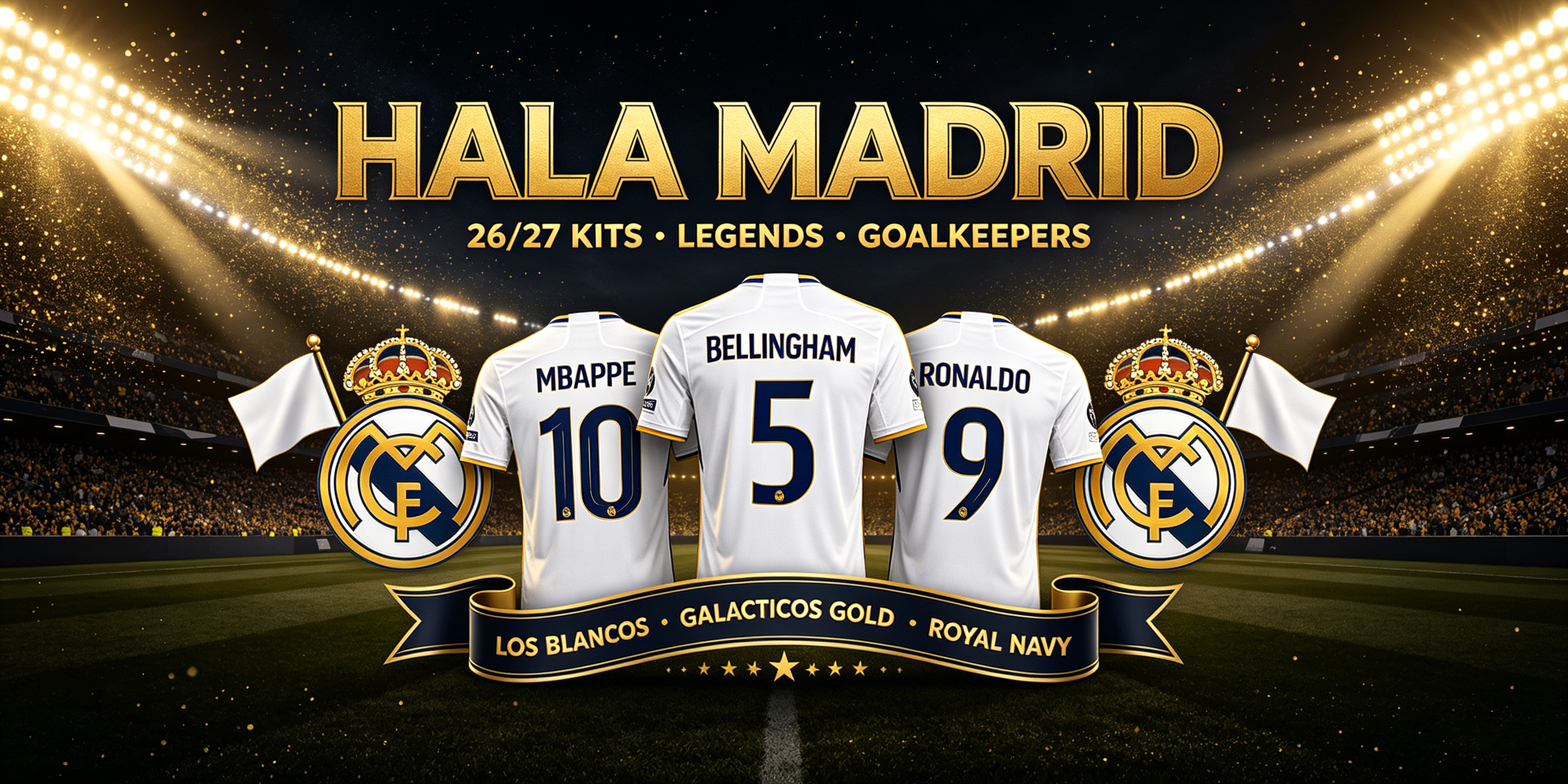 Real Madrid 26/27 Kits, Galacticos Legends & Goalkeepers | ProGearKits