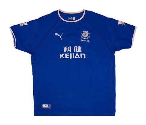 Everton Home Jersey 2003/04 Kids'