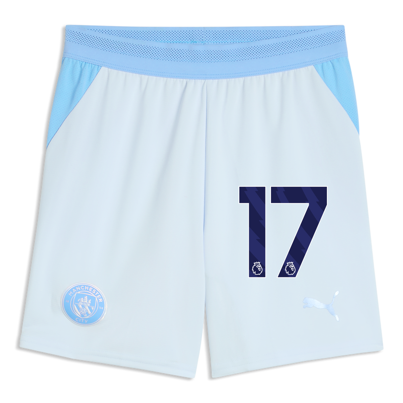 Manchester City Football Shorts 2026 27 with 17 white - Men's Edition Image