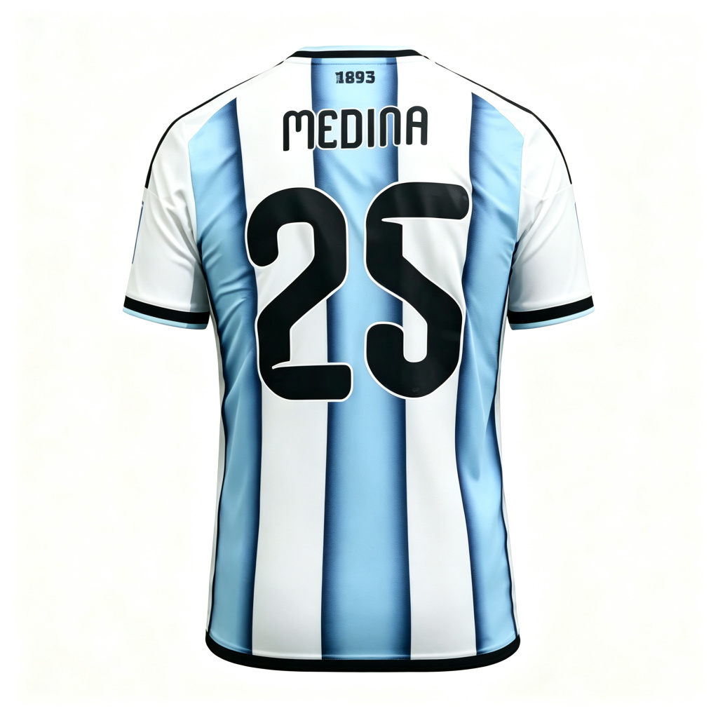 Argentina Facundo Medina #25 Home Jersey 2026 World Cup Jersey