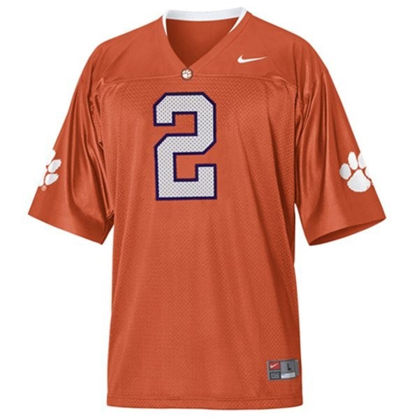 Clemson Tigers Sammy Watkins Stitch #2 Men Orange  Uniform-ProGear Kits