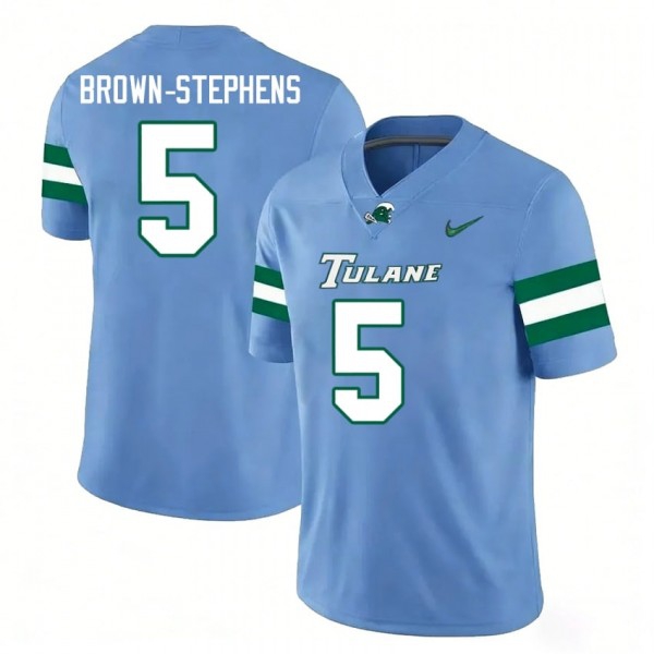 Tulane Wave Anthony Stephens Stitch #5 Men Green Brown Blue Uniform-ProGear Kits