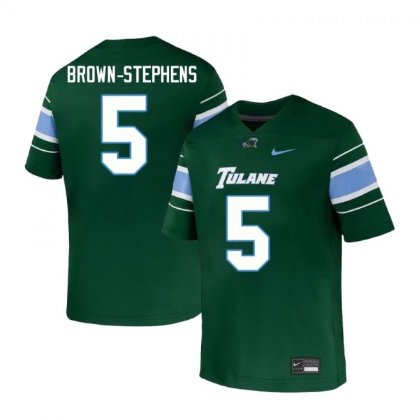 Tulane Wave Anthony Stephens Stitch #5 Men Green Brown Green Uniform-ProGear Kits