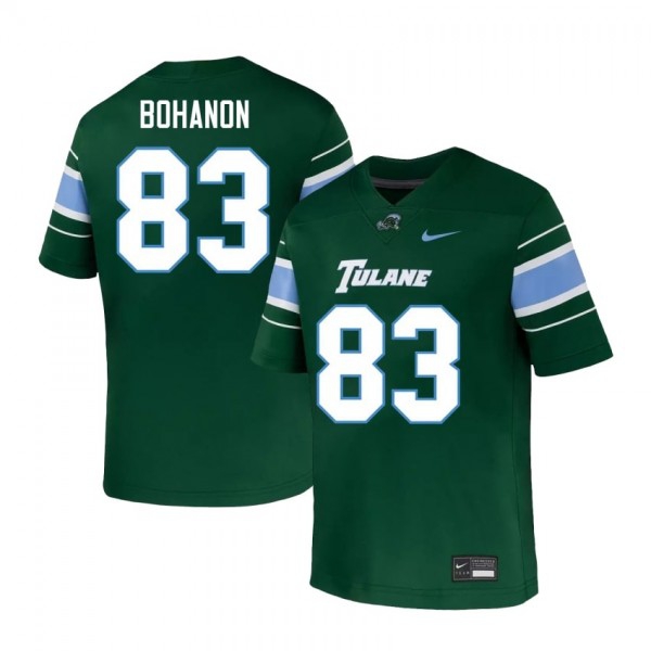 Tulane Wave Bryce Bohanon Stitch Jerseys #83 Men Green Green Uniform-ProGear Kits
