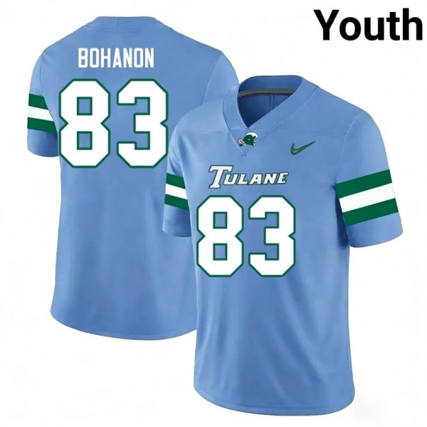 Tulane Wave Bryce Bohanon Stitch #83 Youth Green Blue Kit-ProGear Kits