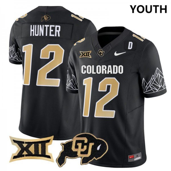 Colorado Buffaloes Travis Hunter Stitch #12 Youth Black  Kit-ProGear Kits