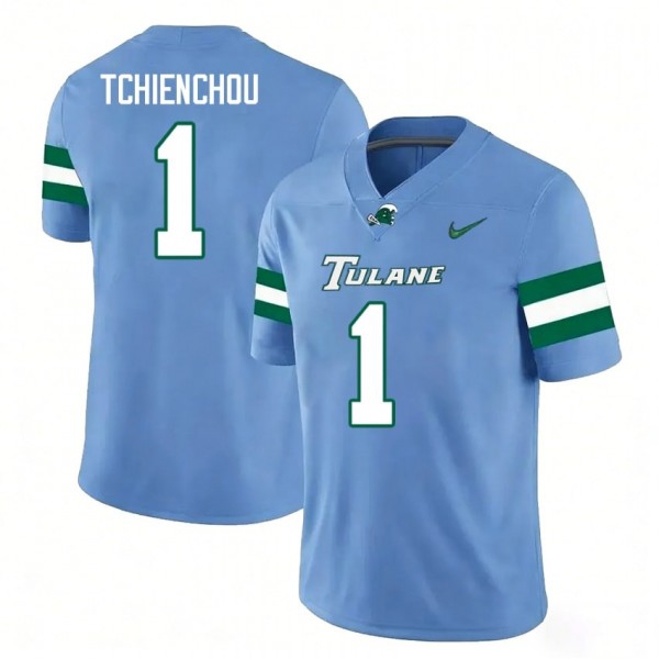 Tulane Wave Jack Tchienchou Stitch #1 Men Green Blue Apparel-ProGear Kits