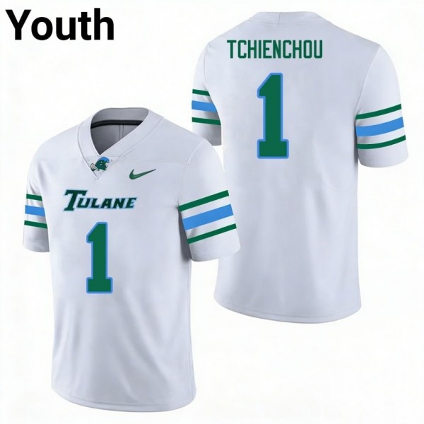 Tulane Wave Jack Tchienchou Stitch #1 Youth Green White Kit-ProGear Kits