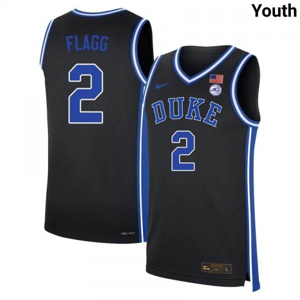Duke Devils Cooper Flagg Stitch Jerseys #2 Youth Blue Black  Kit-ProGear Kits