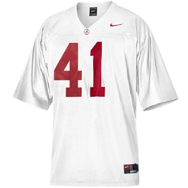 Alabama Crimson Tide Courtney Upshaw Stitch #41 Men White  Kit-ProGear Kits