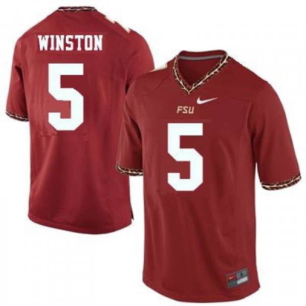 Florida State Seminoles Jameis Winston Youth(Kids) #5 Red  Apparel (FSU)-ProGear Kits