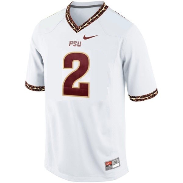 Youth(Kids) Florida State Seminoles Deion Sanders #2 White  Kit (FSU)-ProGear Kits