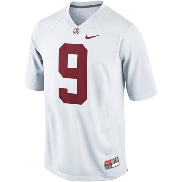 Youth(Kids) Alabama Crimson Tide Amari Cooper #9 White  Limited Kit-ProGear Kits