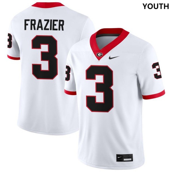 Georgia Bulldogs Nate Frazier Stitch #3 Youth White  Kit-ProGear Kits