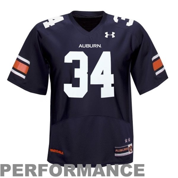 Auburn Tigers Bo Jackson Youth(Kids)  #34 Blue Kit-ProGear Kits