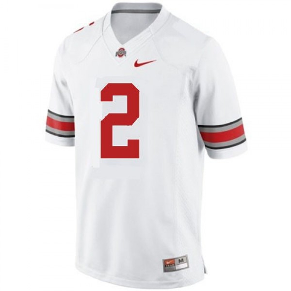 Ohio State Buckeyes Terrelle Pryor Stitch #2 Men White  Uniform-ProGear Kits