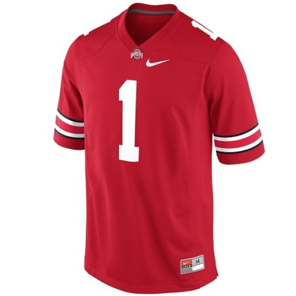 Ohio State Buckeyes Dontre Wilson Stitch #1 Men Red  Kit-ProGear Kits