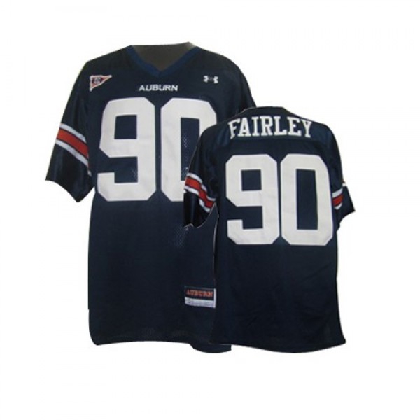 Auburn Tigers Nick Fairley Stitch  #90 Men Blue Kit-ProGear Kits