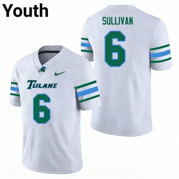 Tulane Wave Brendan Sullivan Stitch #6 Youth Green White Kit-ProGear Kits