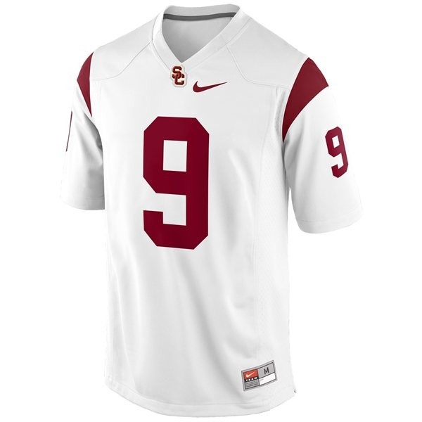 USC Trojans Marqise Lee Stitch #9 Men White  Apparel-ProGear Kits