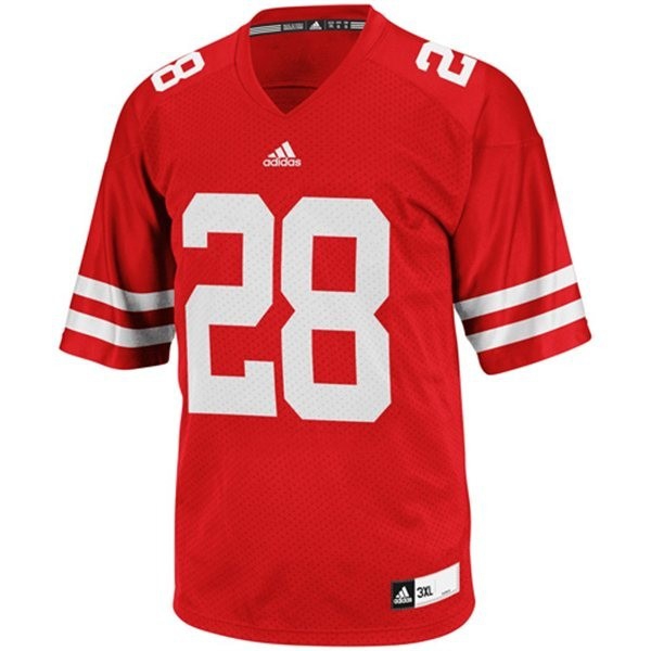 Wisconsin Badgers Montee Ball Stitch #28 Men Red  Apparel-ProGear Kits