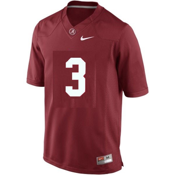 Alabama Crimson Tide Trent Richardson Stitch #3 Men Red  Limited Kit-ProGear Kits
