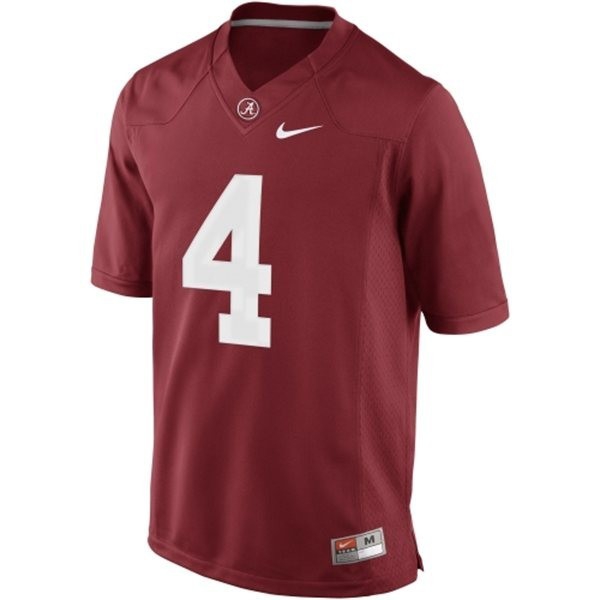 Alabama Crimson Tide T.J. Yeldon Stitch #4 Men Red  Limited Uniform-ProGear Kits