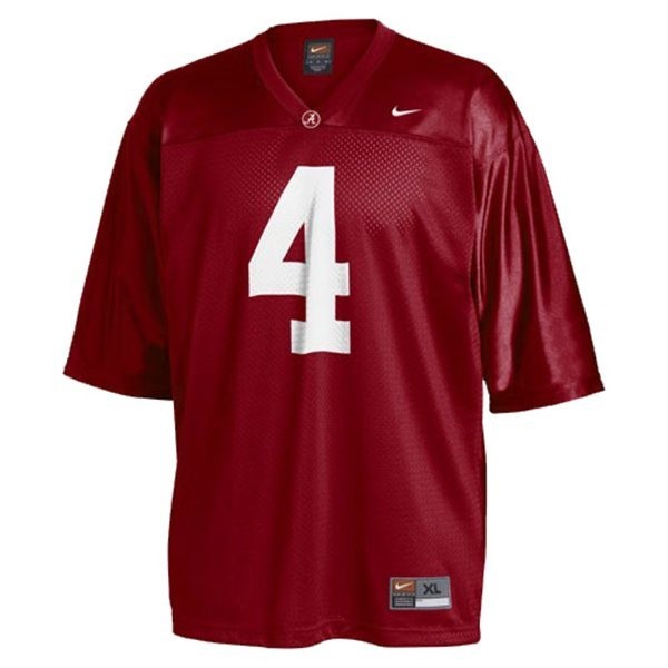 Alabama Crimson Tide T.J. Yeldon Stitch #4 Men Red  Apparel-ProGear Kits
