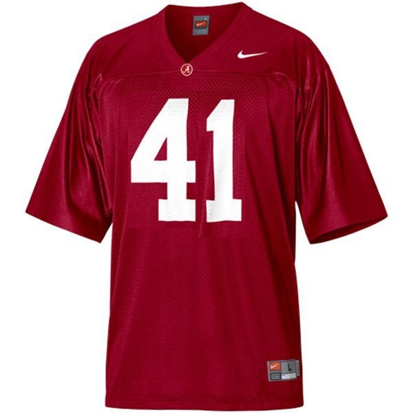 Alabama Crimson Tide Courtney Upshaw Youth(Kids) Stitch #41 Red  Apparel-ProGear Kits