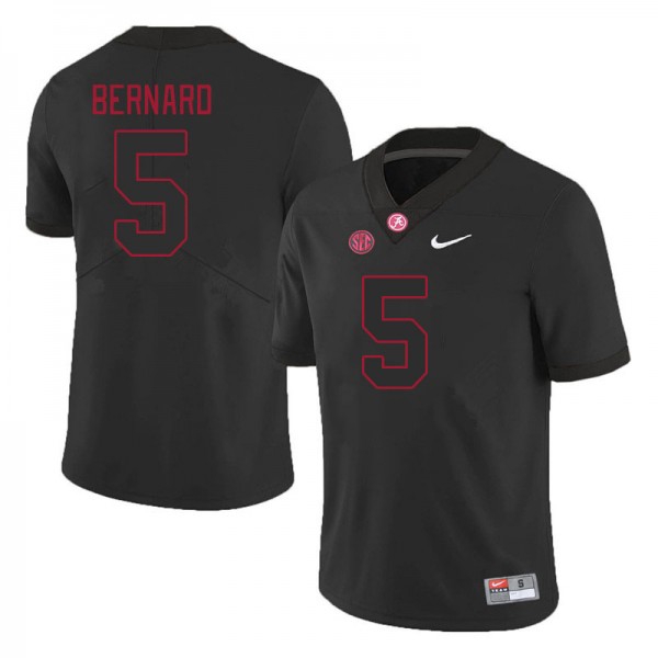 Alabama Crimson Tide Germie Bernard Blackout Stitch Jerseys #5 Men  Apparel-ProGear Kits
