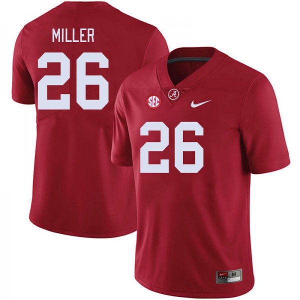 Alabama Crimson Tide Jam Miller Crimson Stitch #26 Men  Uniform-ProGear Kits