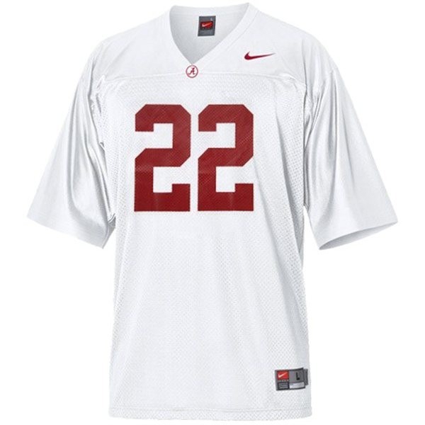 Alabama Crimson Tide Mark Ingram Stitch #22 Men White  Uniform-ProGear Kits