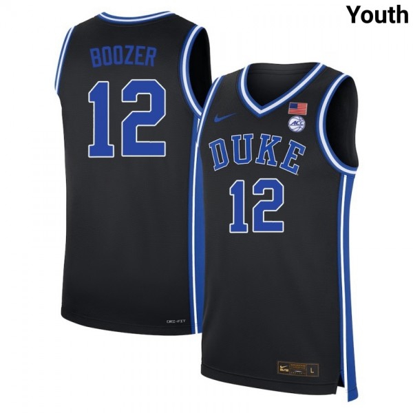 Duke Devils Cameron Boozer Stitch #12 Youth Blue Black  Kit-ProGear Kits