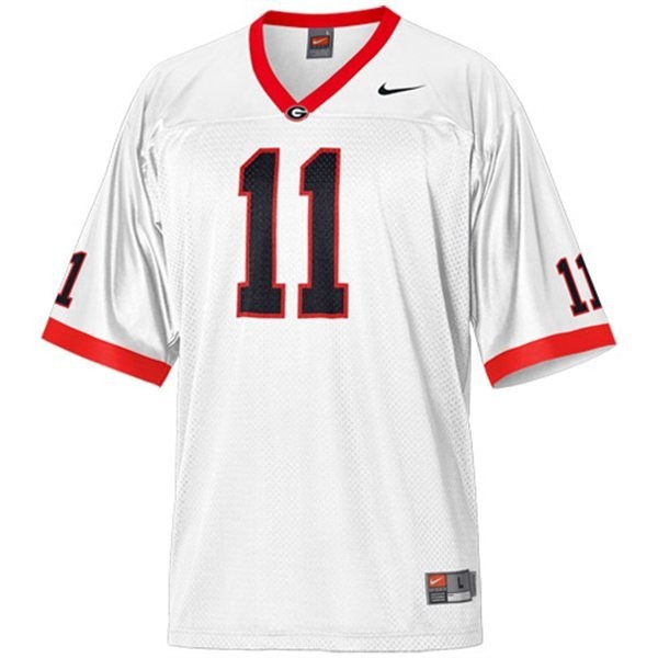 Youth(Kids) Georgia Bulldogs Aaron Murray #11 White  Kit-ProGear Kits