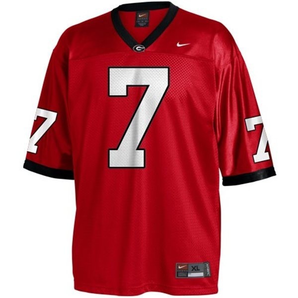 Georgia Bulldogs Matthew Stafford Youth(Kids) #7 Red  Uniform-ProGear Kits